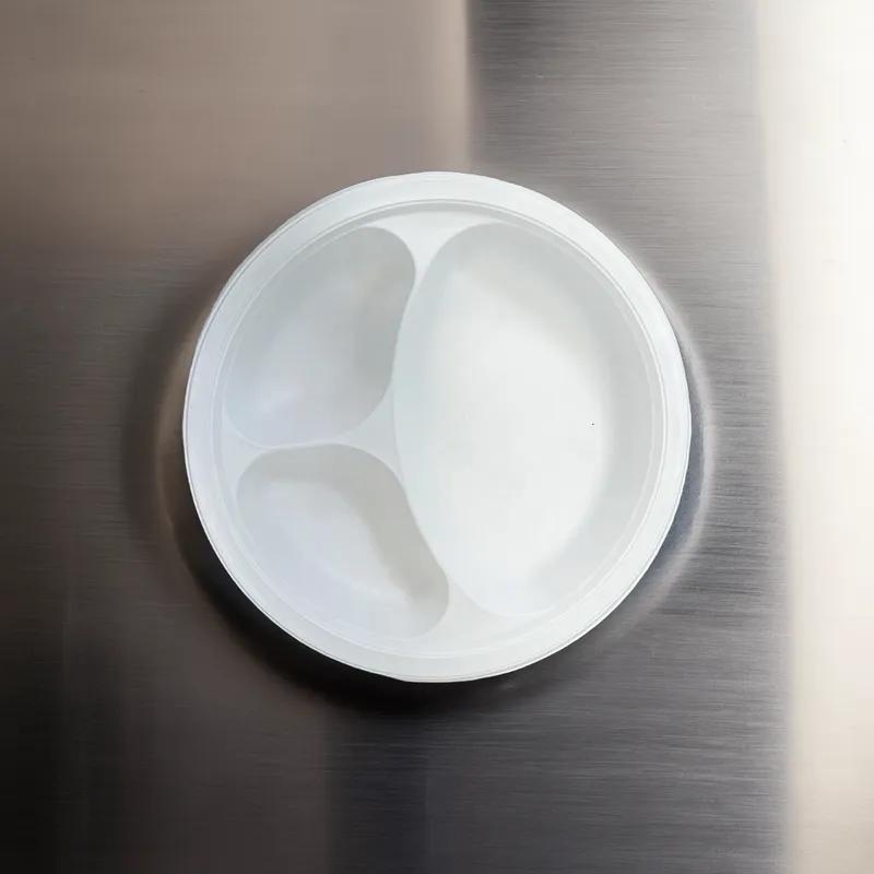 Victoria Bay Plate 10.25 IN 3 Compartment MFPP White Round 500/Case