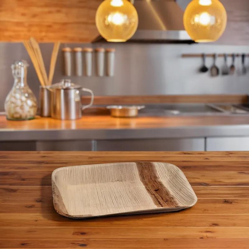 Serving Tray 6X9 IN Bamboo Kraft Rectangle 100/Case