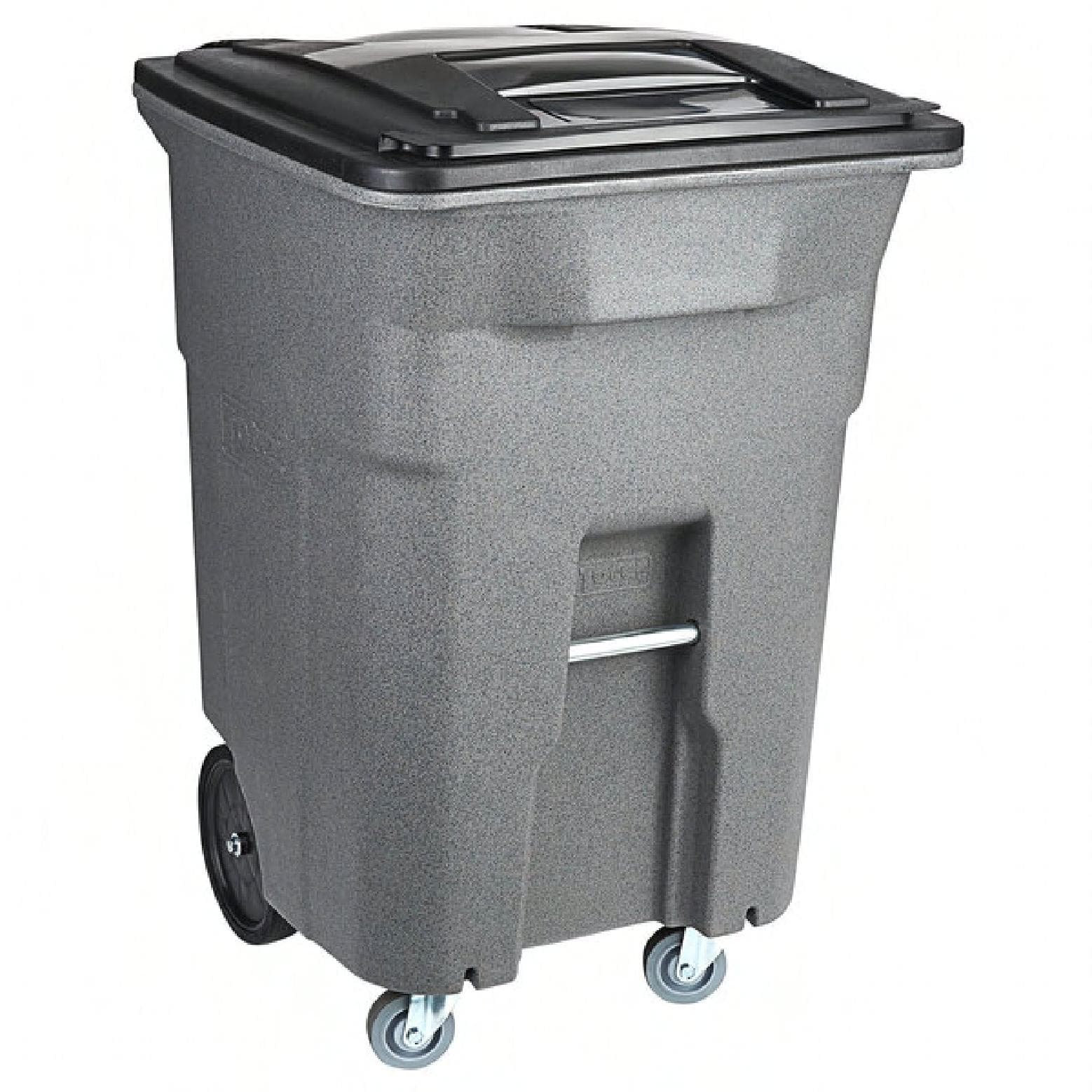 Trash Can 35.8X29.8X46 IN 96-335 GAL Gray Swivel Casters 1/Each