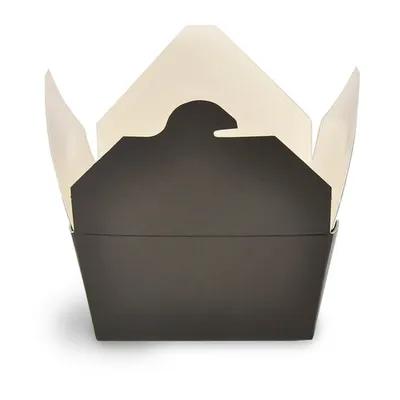#1 Take-Out Box Fold-Top 4.375X3.5X2.5 IN Paperboard Black 50 Count/Pack 9 Packs/Case 450 Count/Case