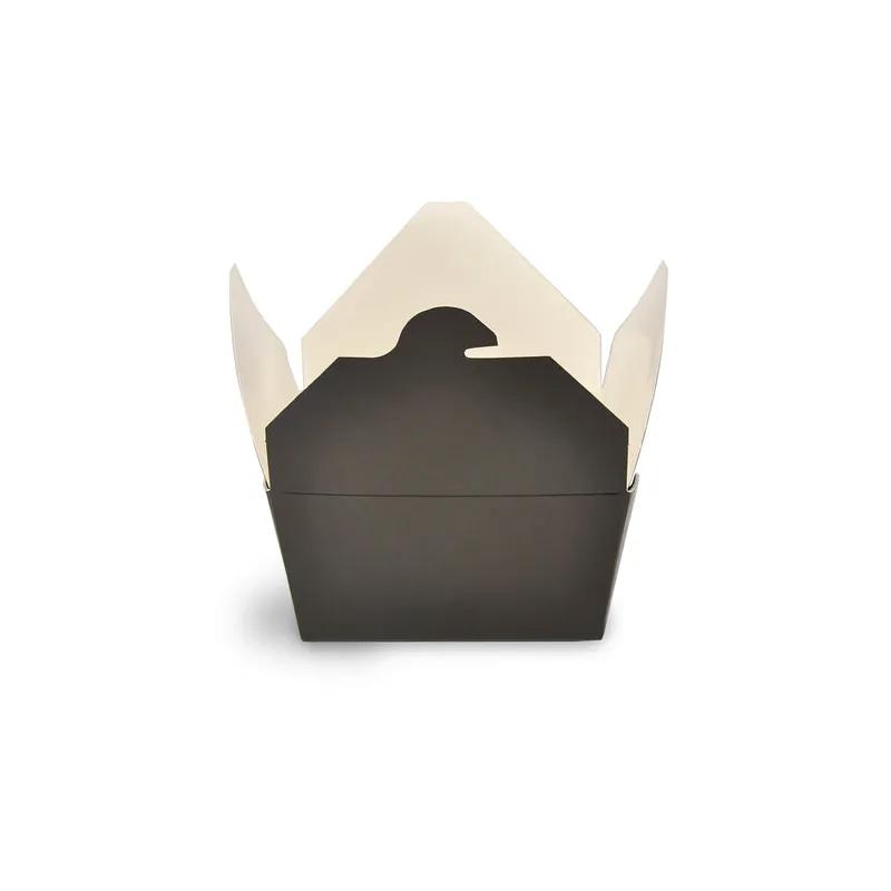 #1 Take-Out Box Fold-Top 4.375X3.5X2.5 IN Paperboard Black 50 Count/Pack 9 Packs/Case 450 Count/Case