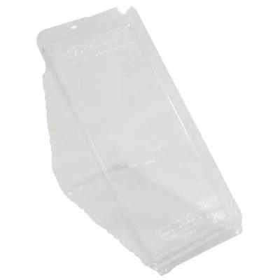 Sandwich Wedge Hinged 4X7X3 IN PLA Clear Triangle 500/Case
