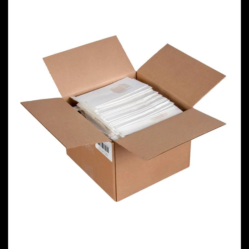 Cookie Candy Bag 4.75X2.5X9.5 IN Paper 1# White With Tin Ties Closure With Window 500/Case