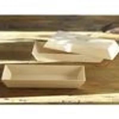 Serving Tray Small (SM) 3X8 IN Rice Paper Wood Natural Rectangle 300/Case