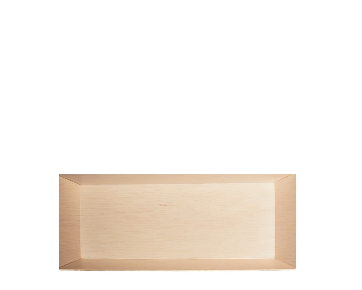 Serving Tray Small (SM) 3X8 IN Rice Paper Wood Natural Rectangle 300/Case