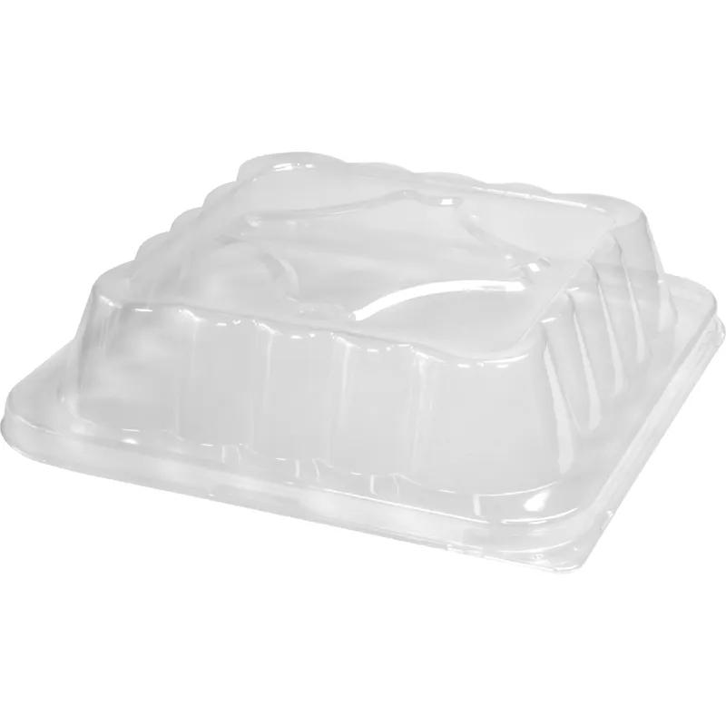 Lid Dome 10.25X10.25X2.5 IN Plastic Clear Square For Container 200/Case