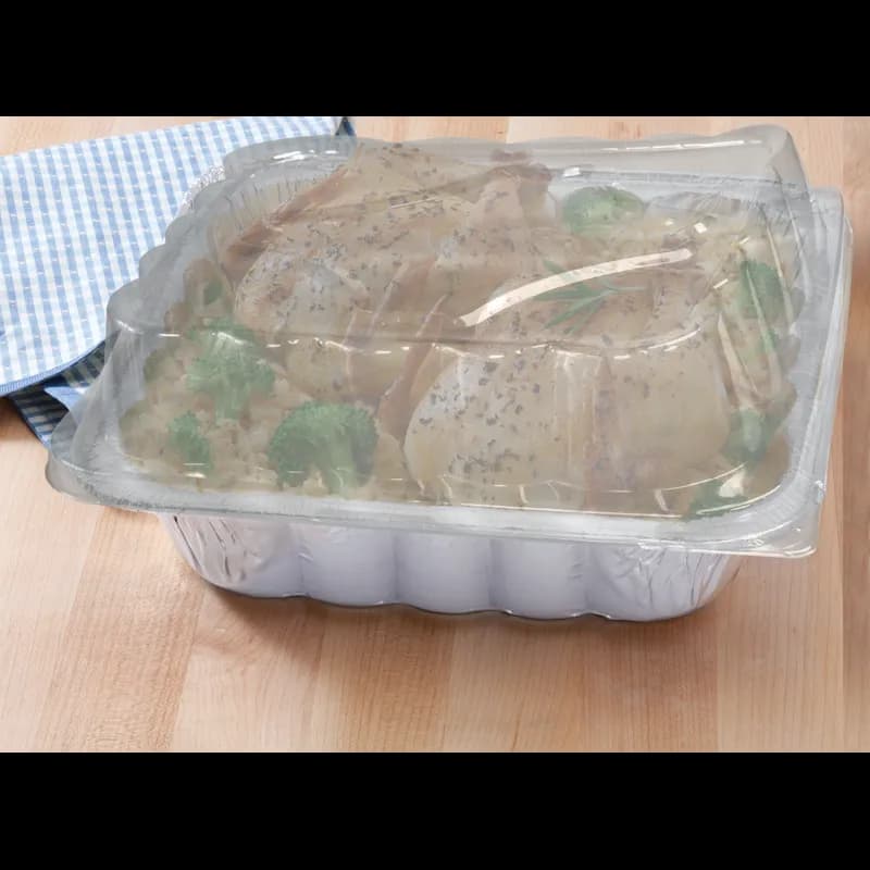 Lid Dome 10.25X10.25X2.5 IN Plastic Clear Square For Container 200/Case