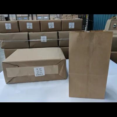 Bag 7X4.5X13.75 IN 12 LB Paper 60# Extra Heavy Kraft 500/Case