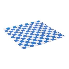 Basket Liner 12X12 IN Dry Wax Paper Blue White Check 2000/Case