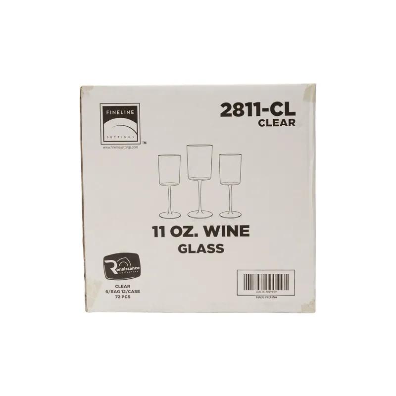 Cup Wine 11 OZ Clear With Stem 72/Case