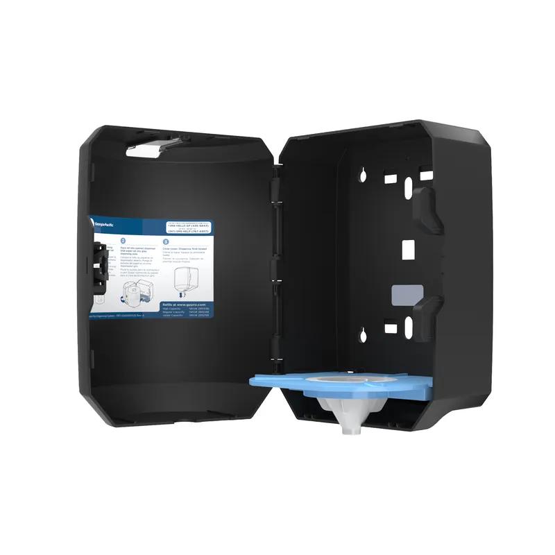 Sofpull® Paper Towel Dispenser 10.938X8.188X7.625 IN Plastic Wall Mount Black Centerpull 1/Each