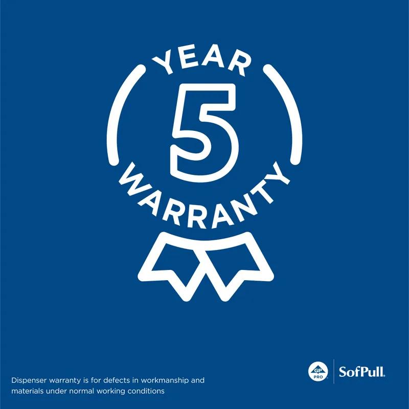 Sofpull® Paper Towel Dispenser 10.938X8.188X7.625 IN Plastic Wall Mount Black Centerpull 1/Each