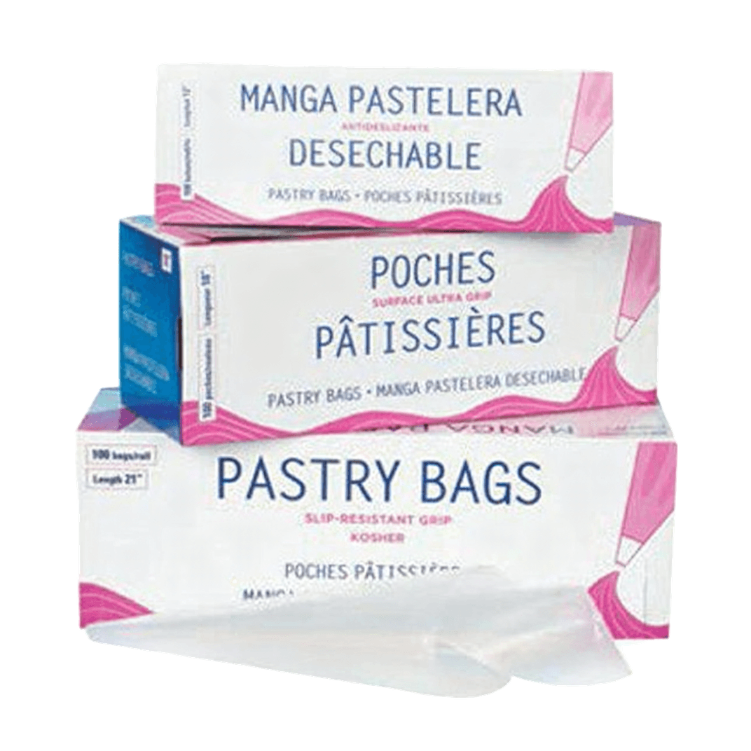 Pastry Bag Roll 21 IN Clear Disposable 100/Pack