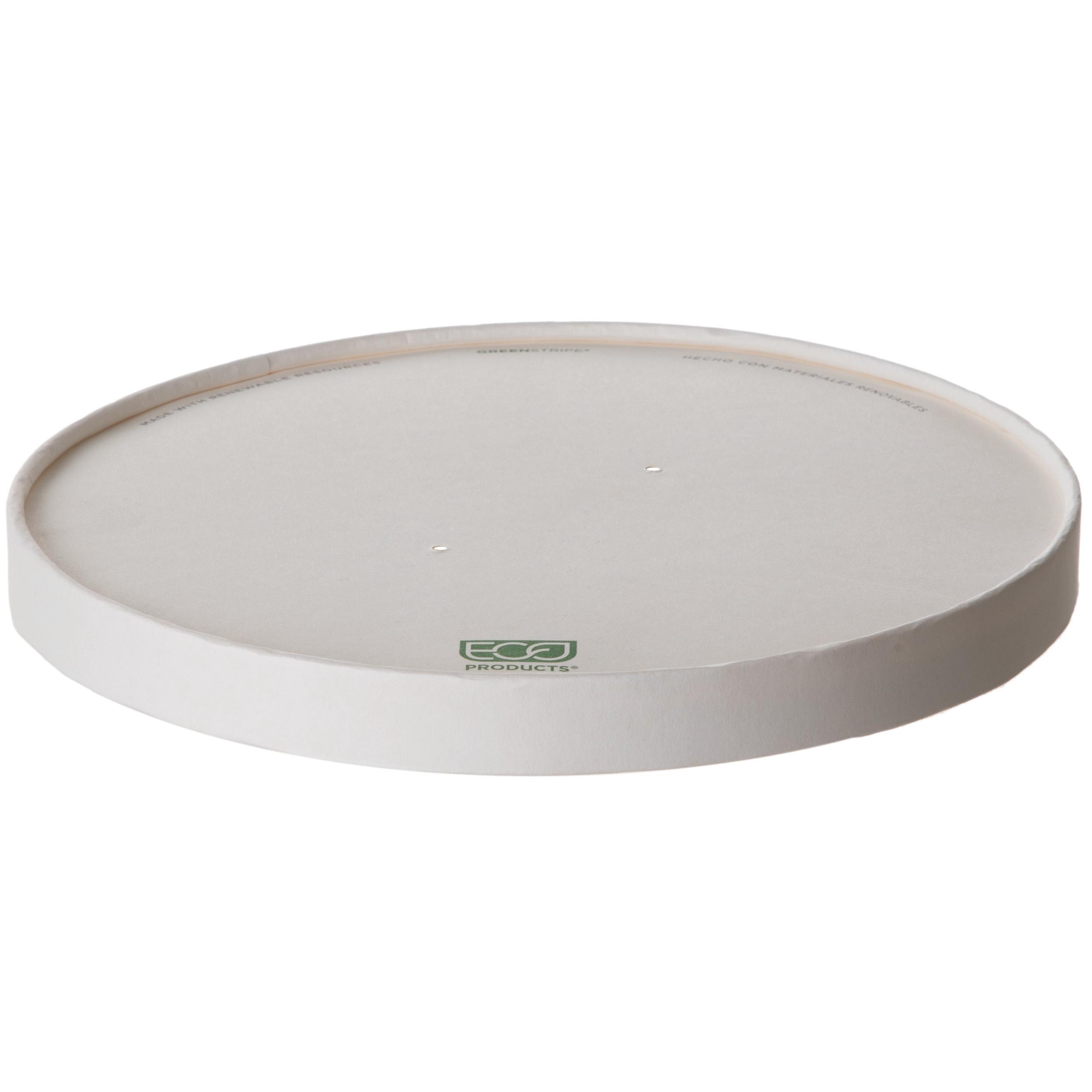 Lid Paper PLA For 26-48 OZ Squat Food Container 300/Case