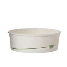 GreenStripe® Food Container Base 32 OZ PLA Paper Squat 300/Case