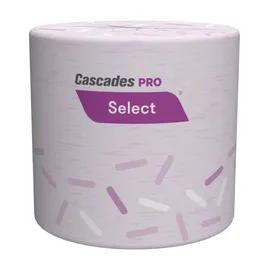 Cascades PRO Pro Select Toilet Paper & Tissue Roll 2PLY White 500 Sheets/Roll 80 Rolls/Case