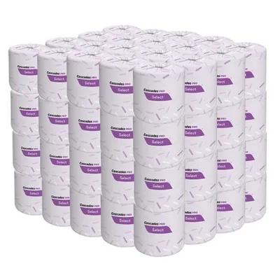 Pro Select Toilet Paper & Tissue Roll 2PLY White 500 Sheets/Roll 80 Rolls/Case