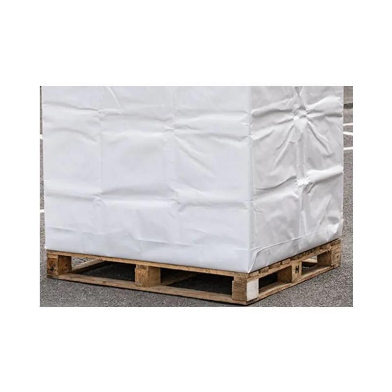 Pallet Cover 51X49X56 IN White C-Fold 90/Roll