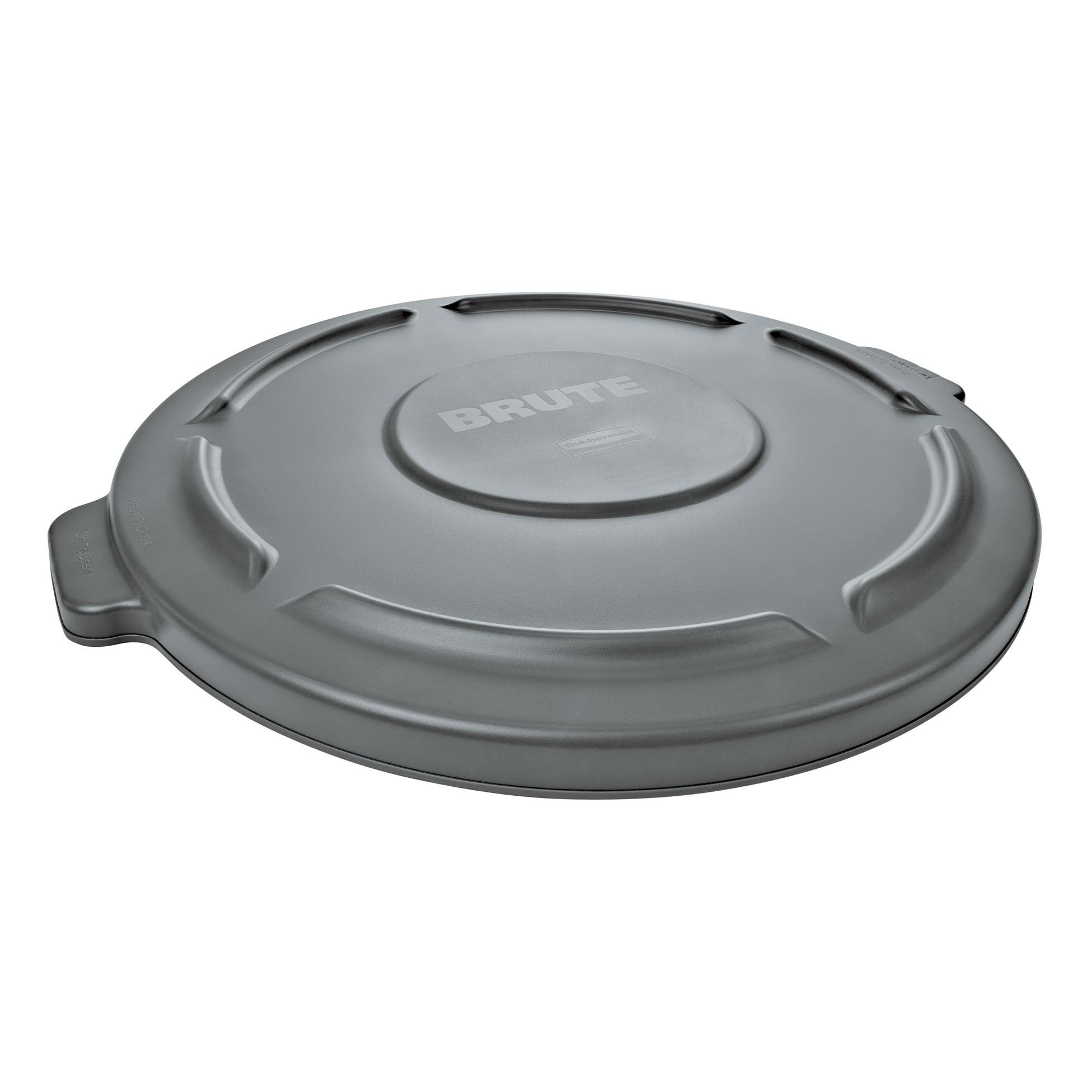 Brute® Lid 15.91X17.13X1.25 IN 10 GAL Gray Round Resin Food Safe 1/Each