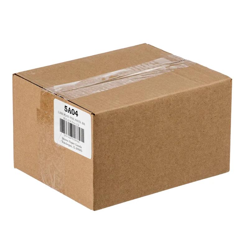 Sandwich Bag 6X0.75X6.5 IN Foil-Lined Paper Plain 1000/Case