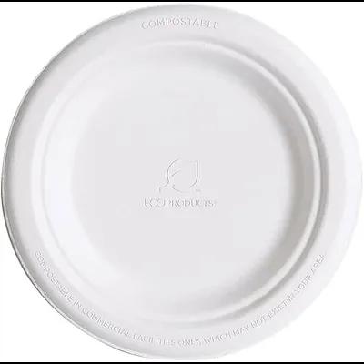 Plate 6 IN Sugarcane Microwave Safe 1000/Case