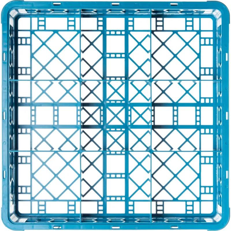 OptiClean™ Warewashing Rack 9 Compartment Blue 19.88X19.88X4 IN PP 1/Each