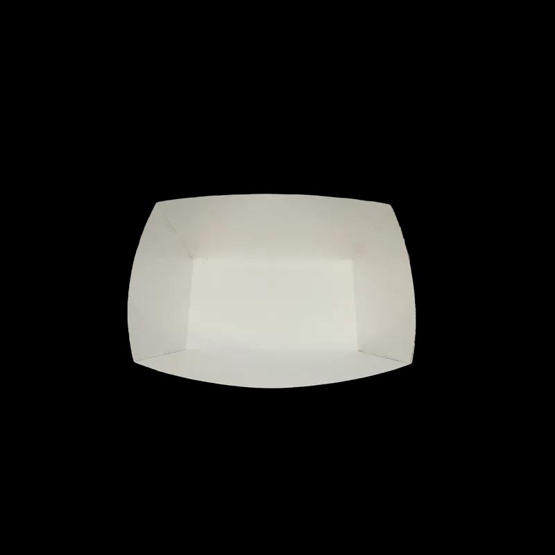 Food Tray 10 LB Paper Red White Plaid Rectangle 250/Case