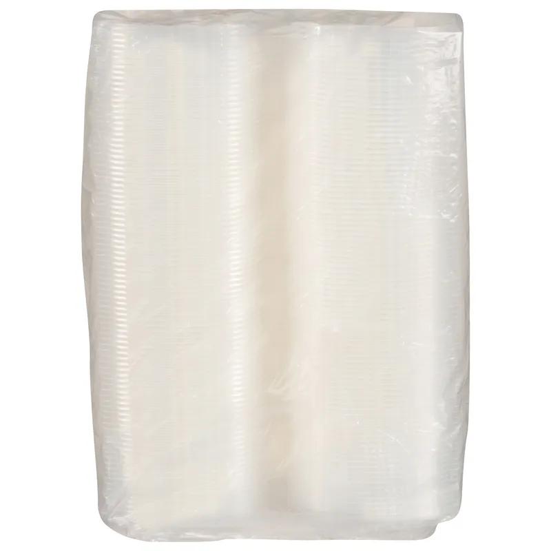 Take-Out Container Hinged 8X8 IN 3 Compartment Clear Square 180/Case