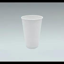 Hot Cup 24 OZ Single Wall Poly-Coated Paper White Round 500/Case
