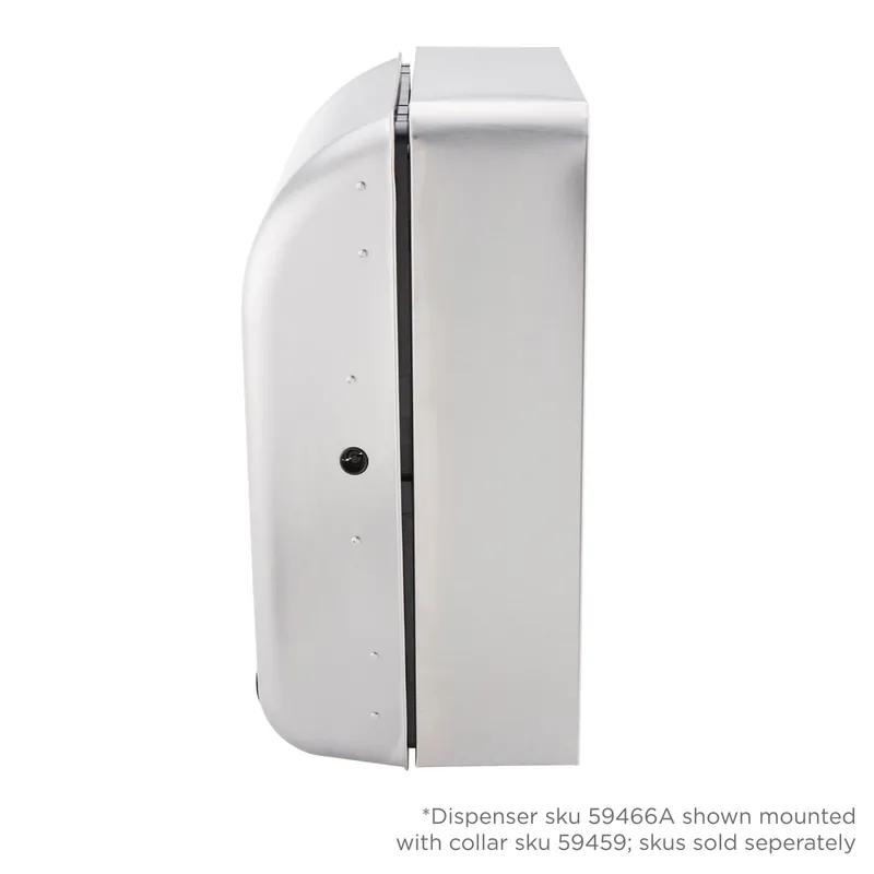 Wall Mount Collar Stainless Steel Silver For enMotion®  Automated Paper Towel Dispensers 59466A & 594661/Each