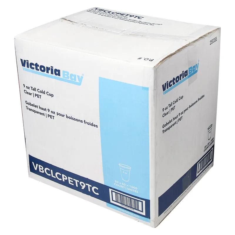 Victoria Bay Cold Cup Tall 9 OZ PET Clear 1000/Case