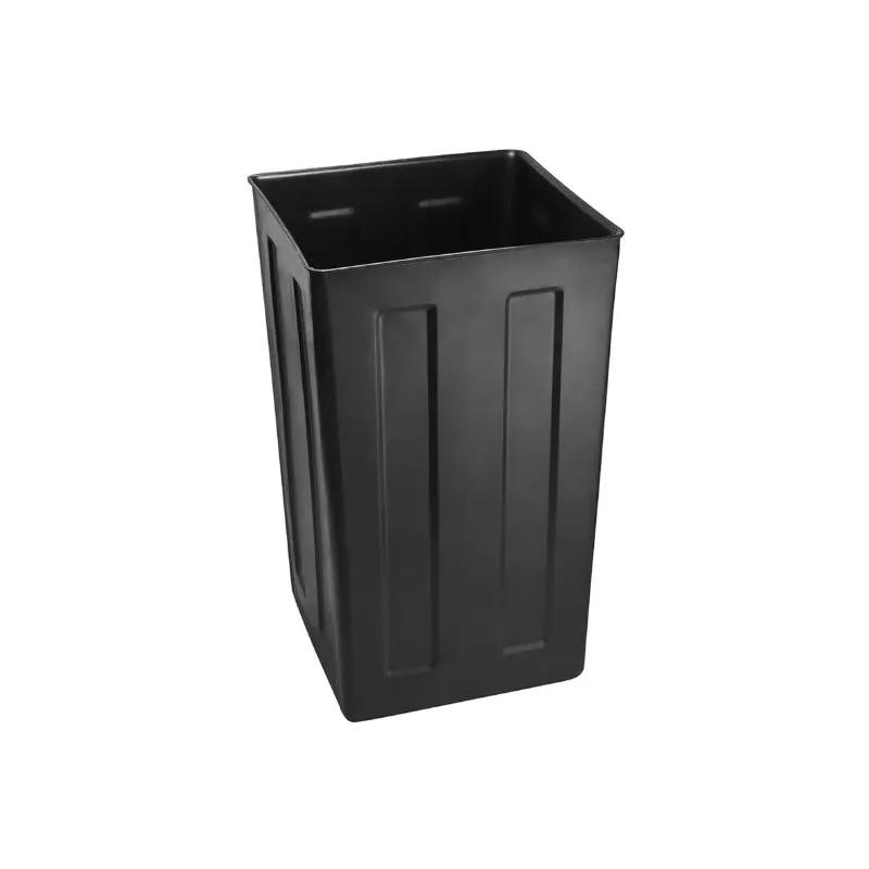 Rugged Trash Can 21.06X21.06X41.33 IN 40 GAL Gray Stone All Weather Dome Top With Stone Panels 1/Each