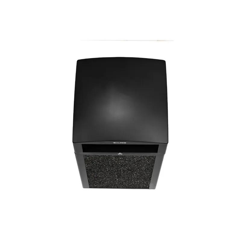 Rugged Trash Can 21.06X21.06X41.33 IN 40 GAL Gray Stone All Weather Dome Top With Stone Panels 1/Each