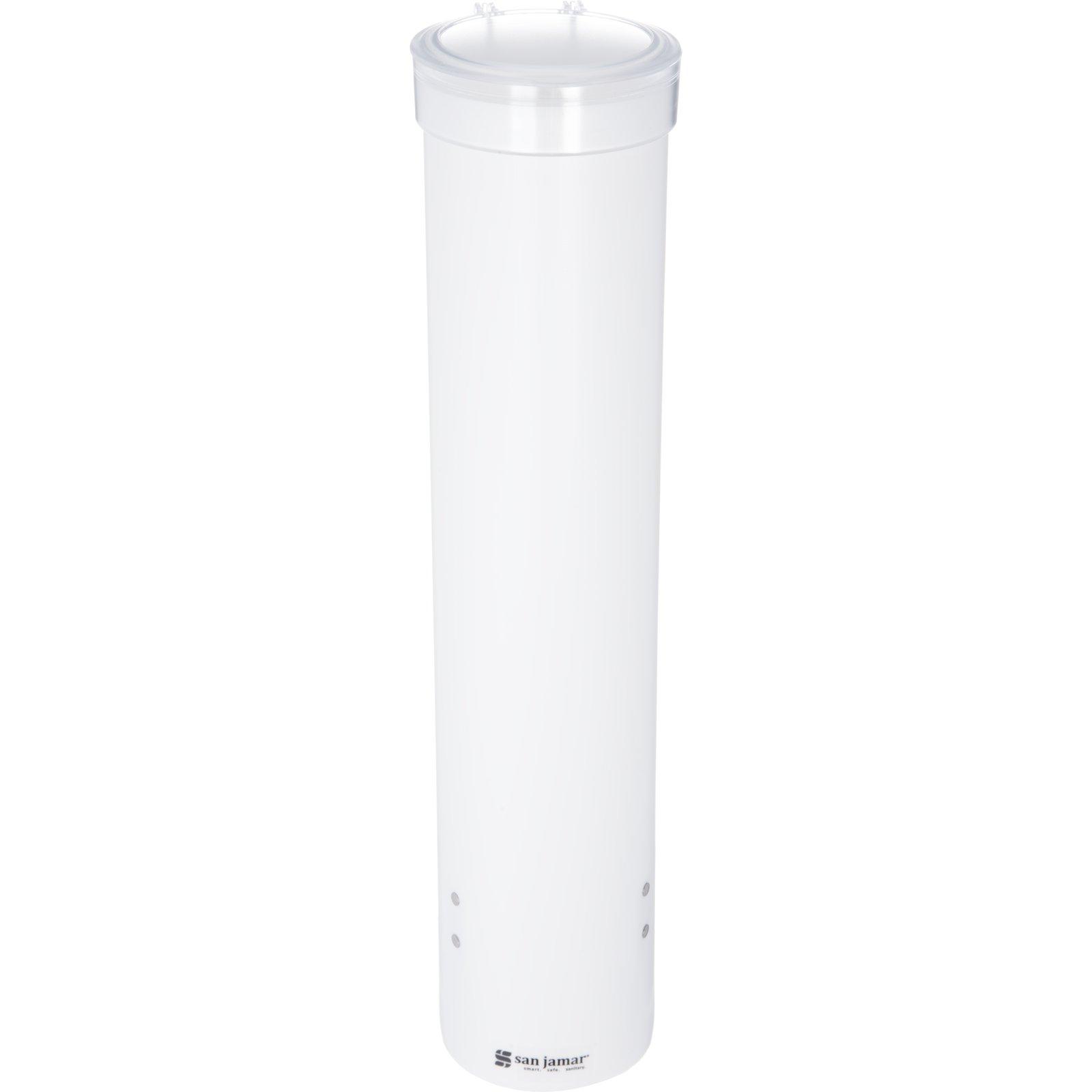 San Jamar Cup Dispenser Cone 4-10 OZ Plastic White 1/Each