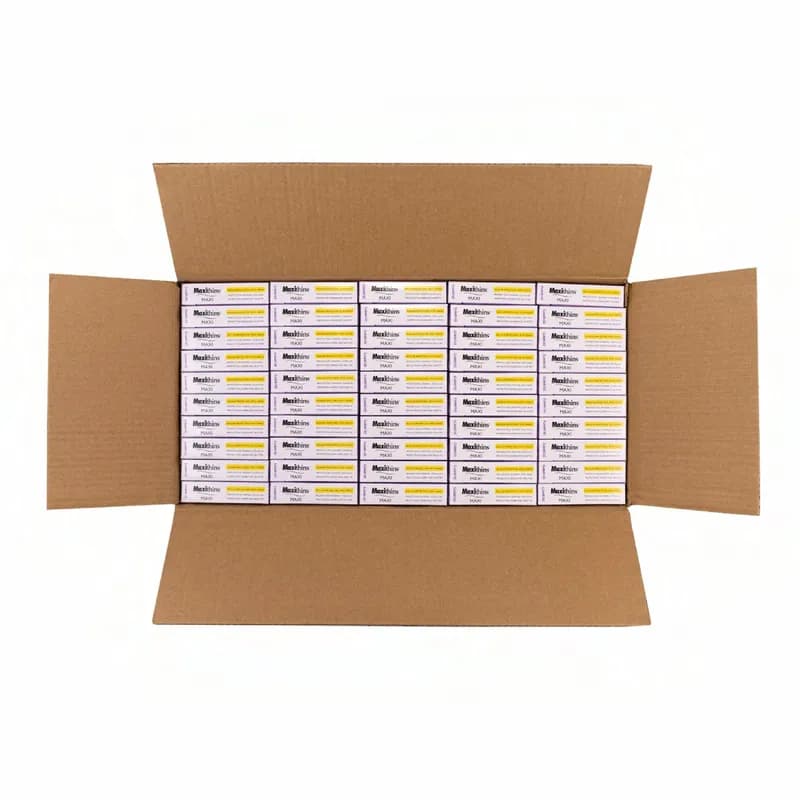 Maxithins® Pad Unscented White Individually Wrapped Vend Box #4 250/Case