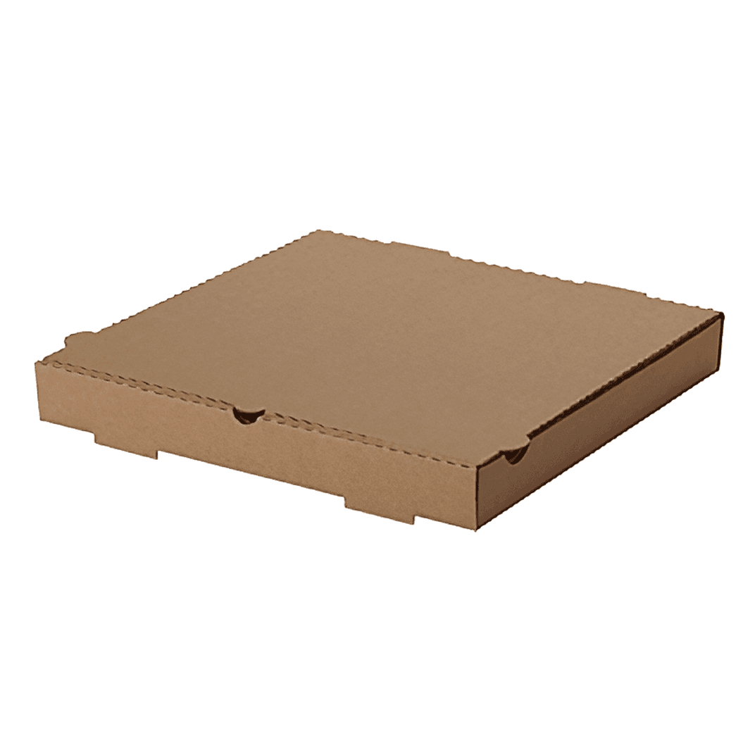 Pizza Box 8X8X1.625 IN Paperboard Kraft Square 50/Bundle