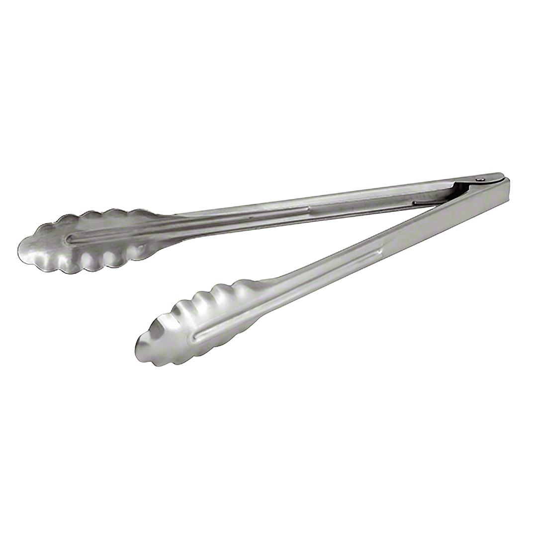 Tongs 12 IN Stainless Steel Stainless 1/Each