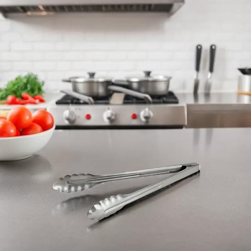 Tongs 12 IN Stainless Steel Stainless 1/Each