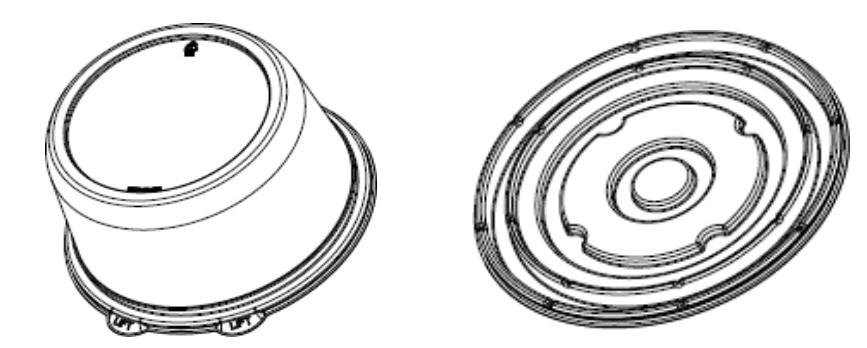 WNA Cake Container & Lid Combo With Dome Lid 9X5 IN Round 100/Case