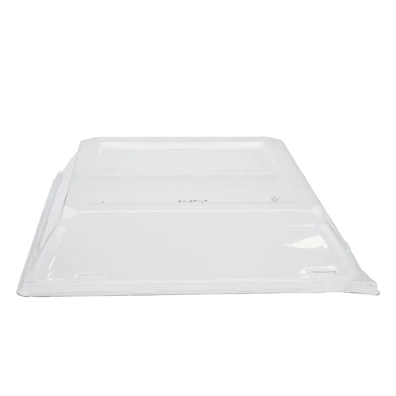 Lid Dome 11 IN PET Clear Square For Plate Unhinged 120/Case