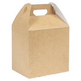 Take-Out Box Barn 8X6X8 IN Kraft Paperboard Brown Plain Automatic Bottom 100/Case