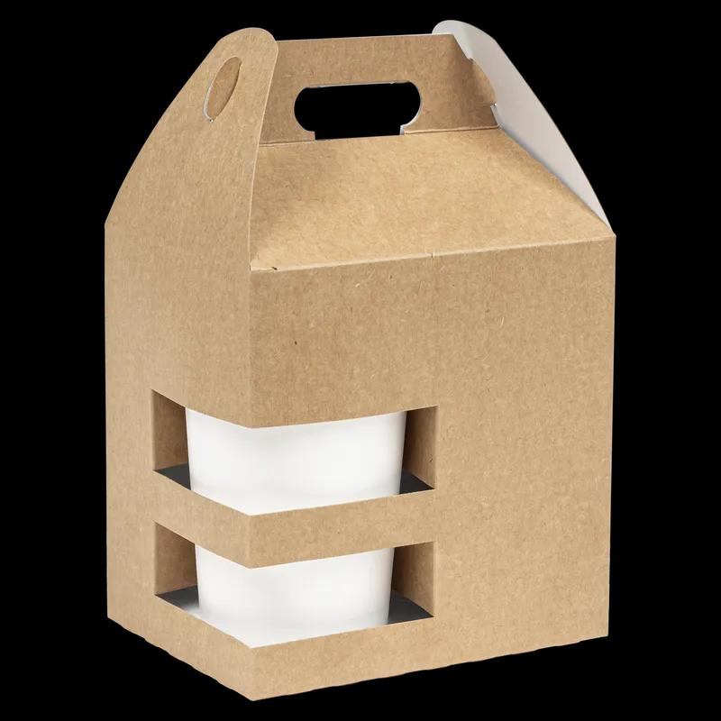 Take-Out Box Barn 8X6X8 IN Kraft Paperboard Brown Plain Automatic Bottom 100/Case