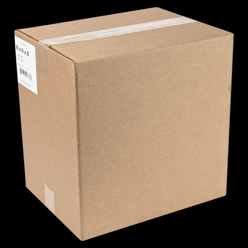 Take-Out Box Barn 8X6X8 IN Kraft Paperboard Brown Plain Automatic Bottom 100/Case