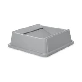 Untouchable Tops Swing Lid 20.13X20.13X6.25 IN 35 GAL Gray Square Resin 1/Each