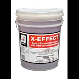 X-EFFECT® Fresh Lavender Disinfectant Cleaner 5 GAL Multi Surface Non-Alkaline Concentrate 1/Pail