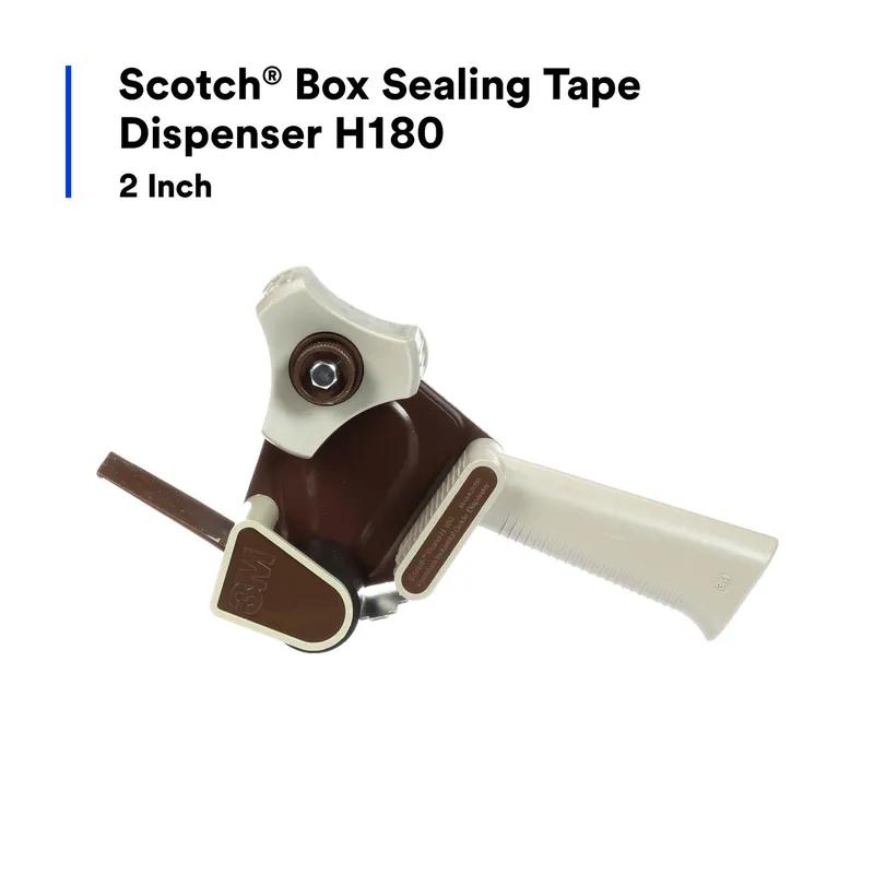 Scotch® H180 Tape Dispenser 2 IN Gray Plastic Metal With 3 IN Core Diameter 1/Each