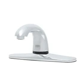 AutoFaucet® Milano Sink Faucet Chrome Metal Touchless Center Set Kit 4 With 8IN Spout 1/Each