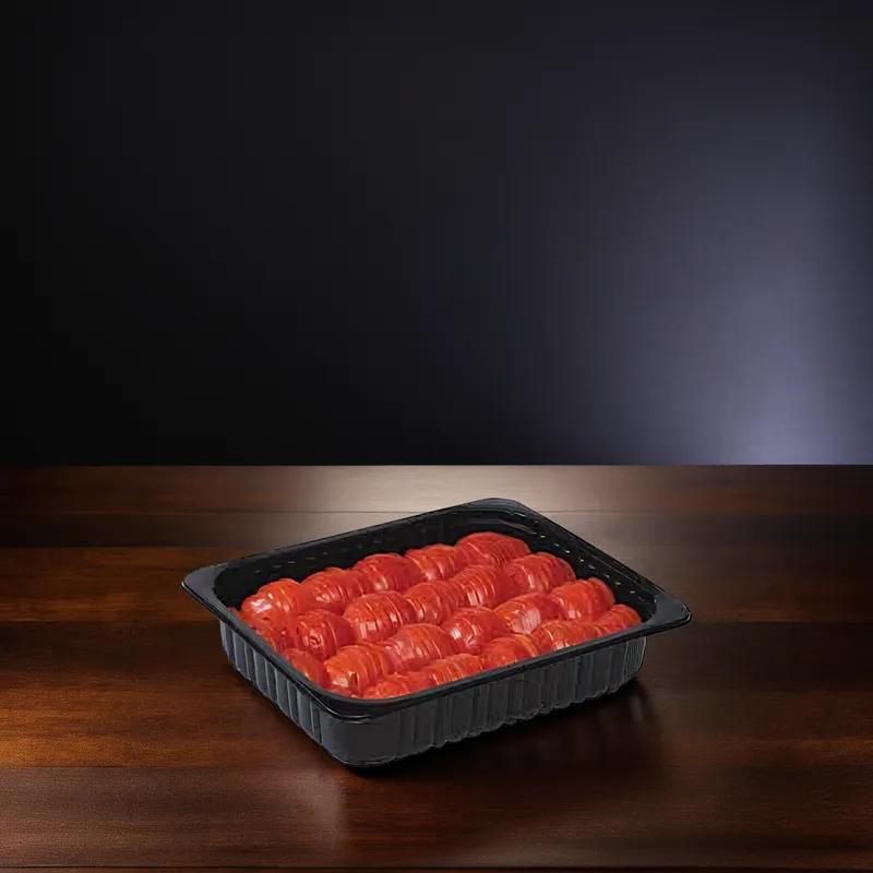 Serving Tray 10.25X12.38X3.13 IN PP Black 1440/Skid