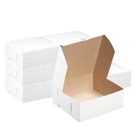 Box 9X9X4 IN White Kraft Cardboard 200/Case
