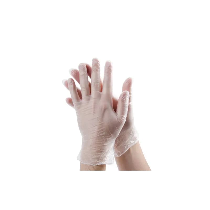 Victoria Bay Examination Gloves Medium (MED) Clear 4MIL Vinyl Disposable Powder-Free 100 Count/Pack 10 Packs/Case